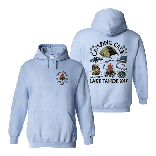 Camping Hoodie, Custom Camping Crew 2025 Hoodie, Friends Camping Hoodie, Matching Camping Hoodie