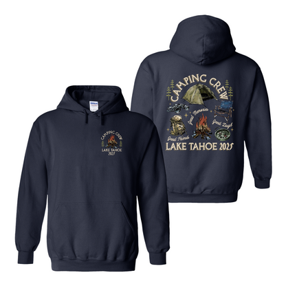 Camping Hoodie, Custom Camping Crew 2025 Hoodie, Friends Camping Hoodie, Matching Camping Hoodie