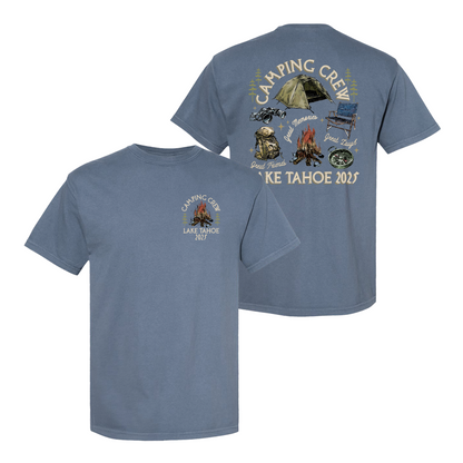 Camping Comfor Color Shirt, Custom Camping Crew 2025 Shirt, Friends Camping Shirt, Matching Camping Tees