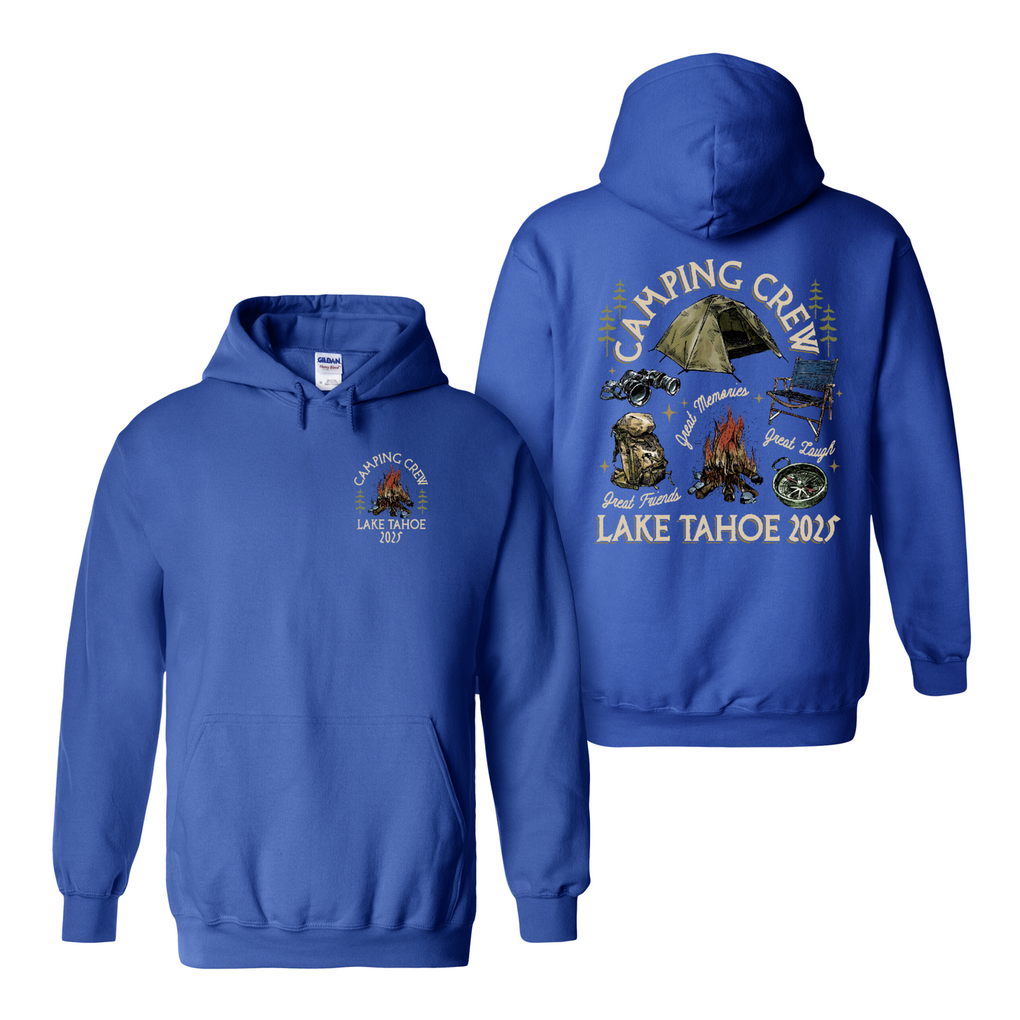 Camping Hoodie, Custom Camping Crew 2025 Hoodie, Friends Camping Hoodie, Matching Camping Hoodie