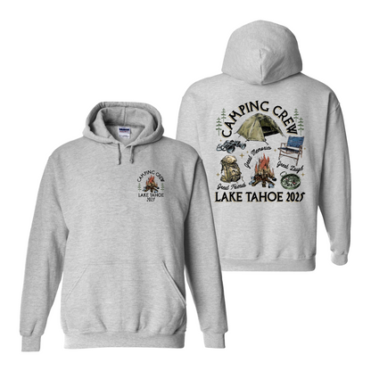 Camping Hoodie, Custom Camping Crew 2025 Hoodie, Friends Camping Hoodie, Matching Camping Hoodie