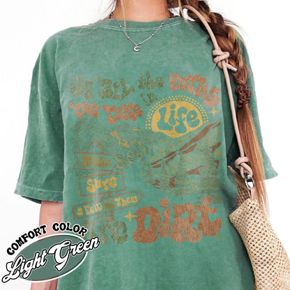 Camping Comfort Color Shirt, of All the Paths You Take Shirt, Retro Adventure Tees, Backpacking Shirt