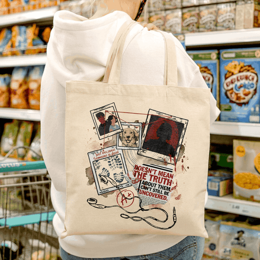 A Good Girl’s Guide To Murder Bag, Detective Bag, Book Lover Bag, Bookish Era Clothing, Gift for Reader, Bookish Charms, AGGGTM Series