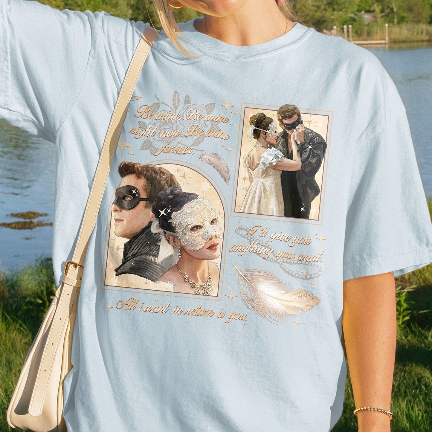 From Masquerade to Marriage – Benophie Inspired – Bridgerton Benedict & Sophie Regency Romance Tshirt