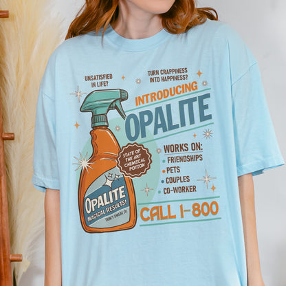 Opalite Spray Retro Graphic, Don't Sweat It, Magical Result, Showgirl Tshirt