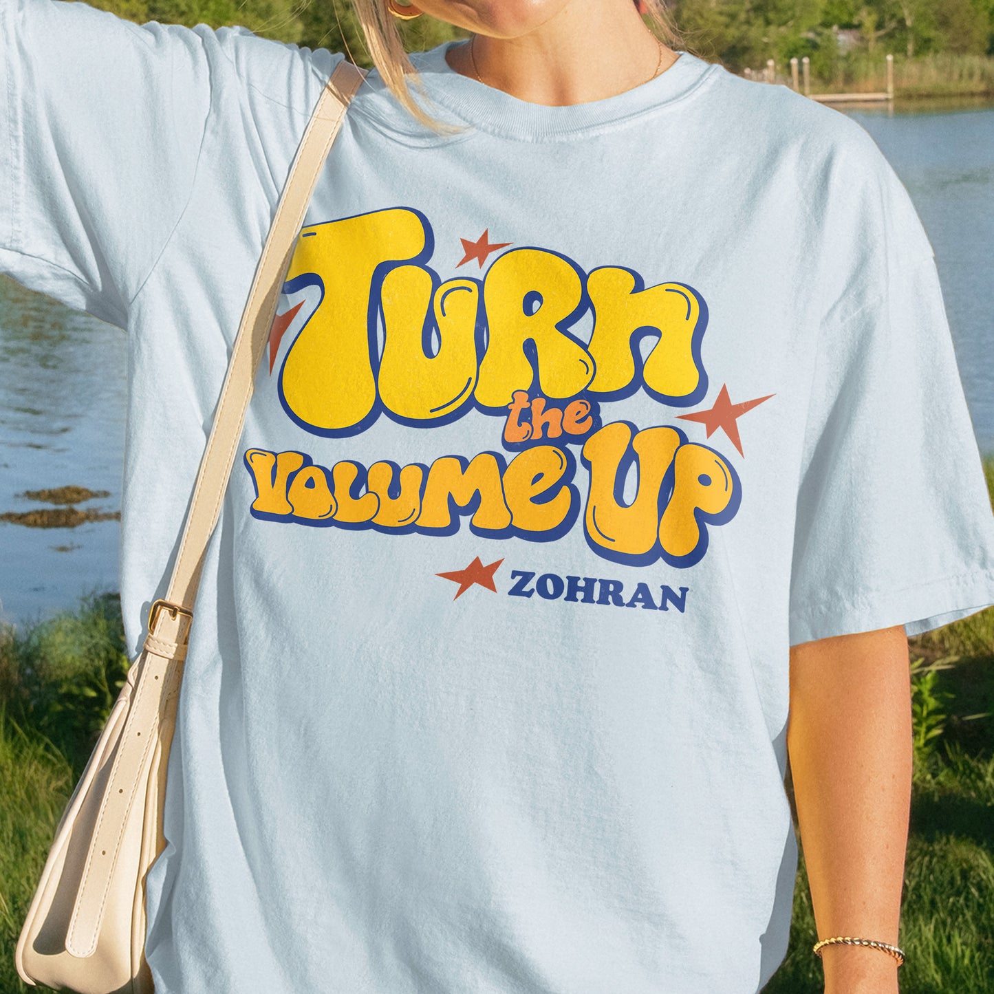 Turn the Volume Up, Zohran Mamdani, Zohran NYC Mayor, Progressive, Liberal, NYC 2026, Democracy Tshirt