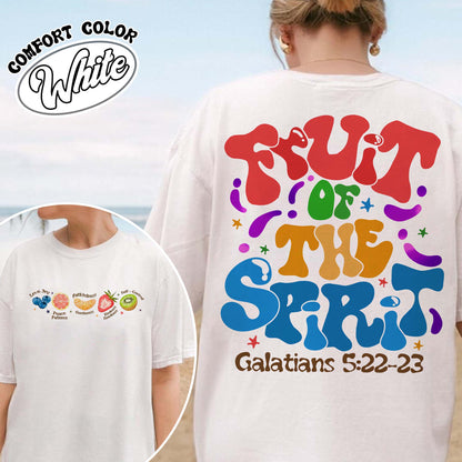 Christian Comfort Color Shirt, Fruit of the Spirit Christian Shirt, Bible Verse Shirt, Jesus Faith Apparel