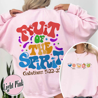 Christian Sweatshirt, Fruit of the Spirit Christian Sweatshirt, Bible Verse Sweatshirt, Jesus Faith Apparel