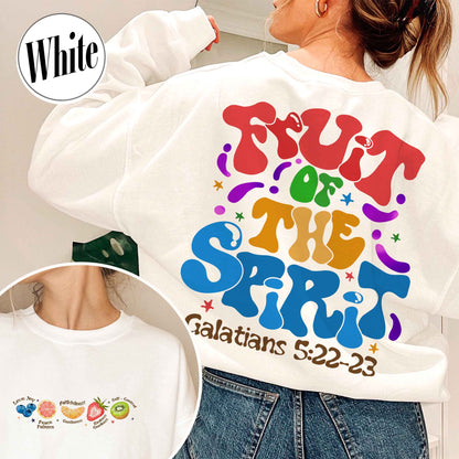 Christian Sweatshirt, Fruit of the Spirit Christian Sweatshirt, Bible Verse Sweatshirt, Jesus Faith Apparel