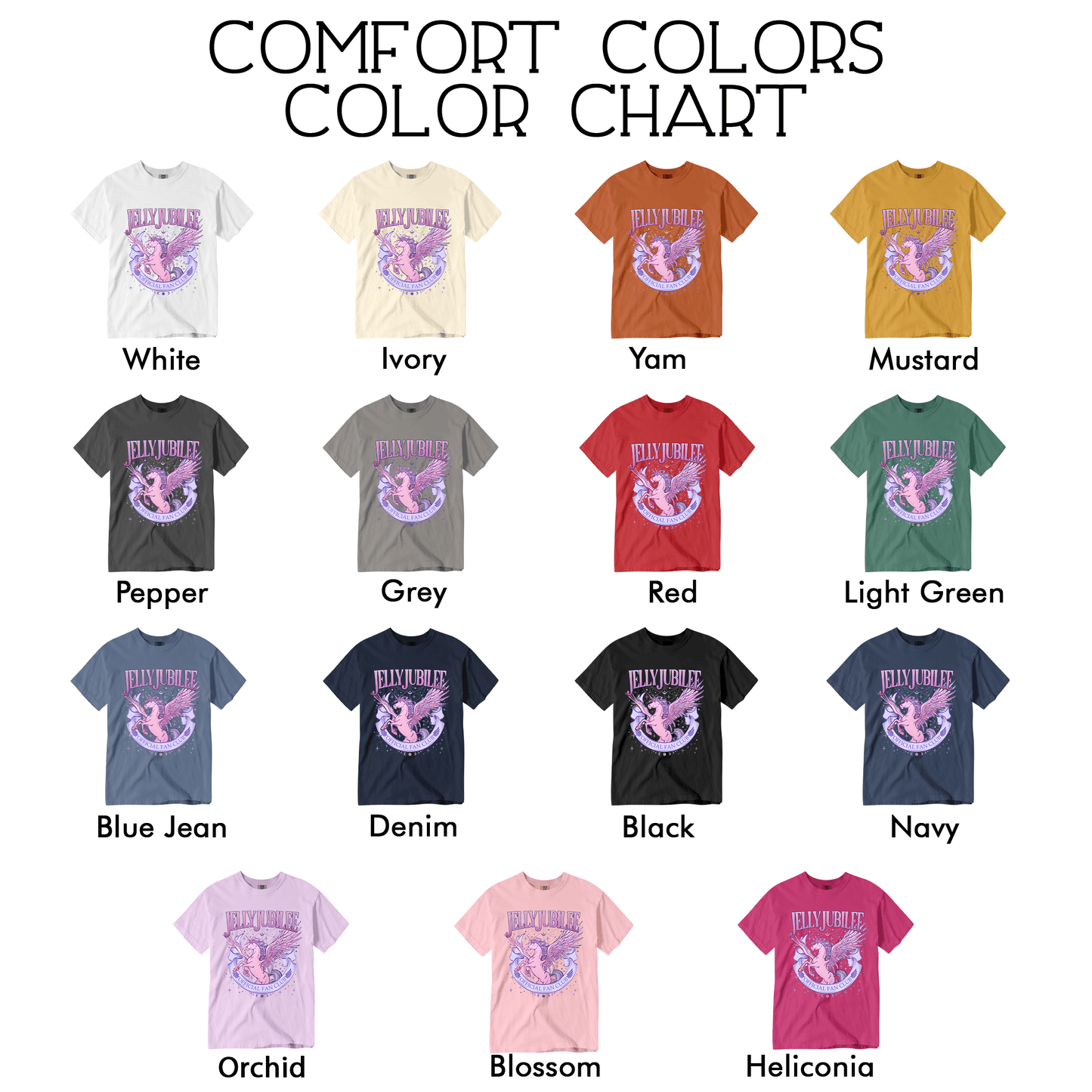 Jelly Jubilee Crescent City Comfort Colors Shirt, Bryce Quinlan Merch, Crescent City SJM Shirt, Jelly Jubilee Fan Club, 2 Sided Shirt