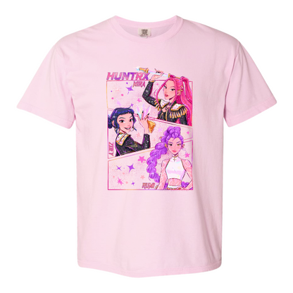 Kpop Demon Hunters Comfort Colors T-Shirt Gift for Woman, Jinu Manga, Kpop Huntrix PIN, Demon Hunter Merch, Saja Girls Fan Poster, Kpop Tee