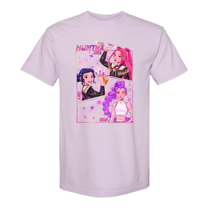 Kpop Demon Hunters Comfort Colors T-Shirt Gift for Woman, Jinu Manga, Kpop Huntrix PIN, Demon Hunter Merch, Saja Girls Fan Poster, Kpop Tee