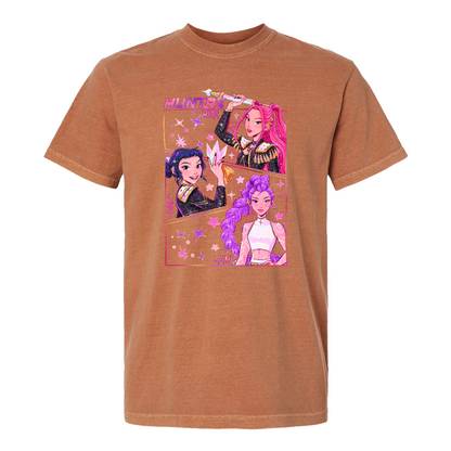 Kpop Demon Hunters Comfort Colors T-Shirt Gift for Woman, Jinu Manga, Kpop Huntrix PIN, Demon Hunter Merch, Saja Girls Fan Poster, Kpop Tee