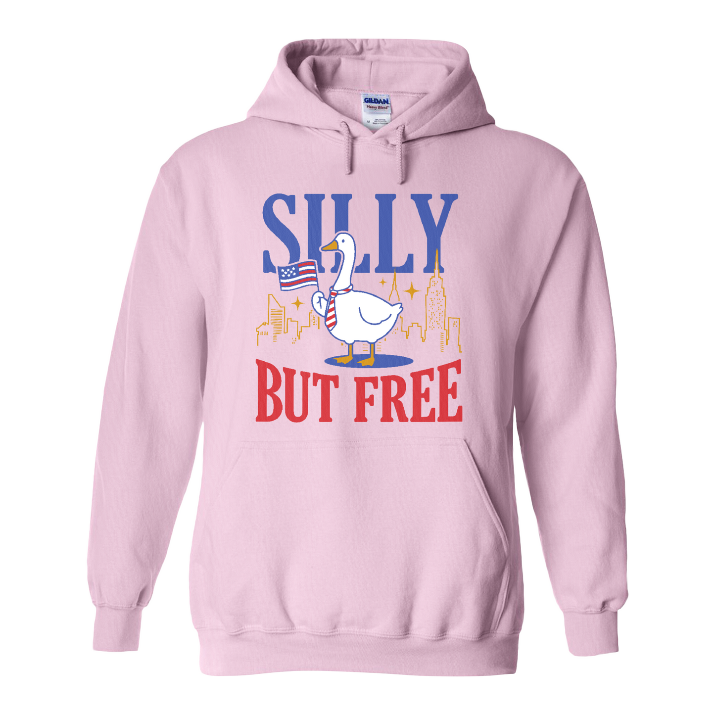 4th of July Hoodie,Silly but Free Hoodie, Memorial Day Hoodie for Independence Day