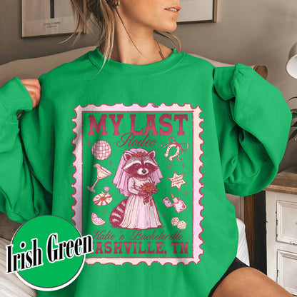 Nashville Bachelorette Sweatshirts, Custom Last Rodeo Sweatshirt,Western Bridal Party