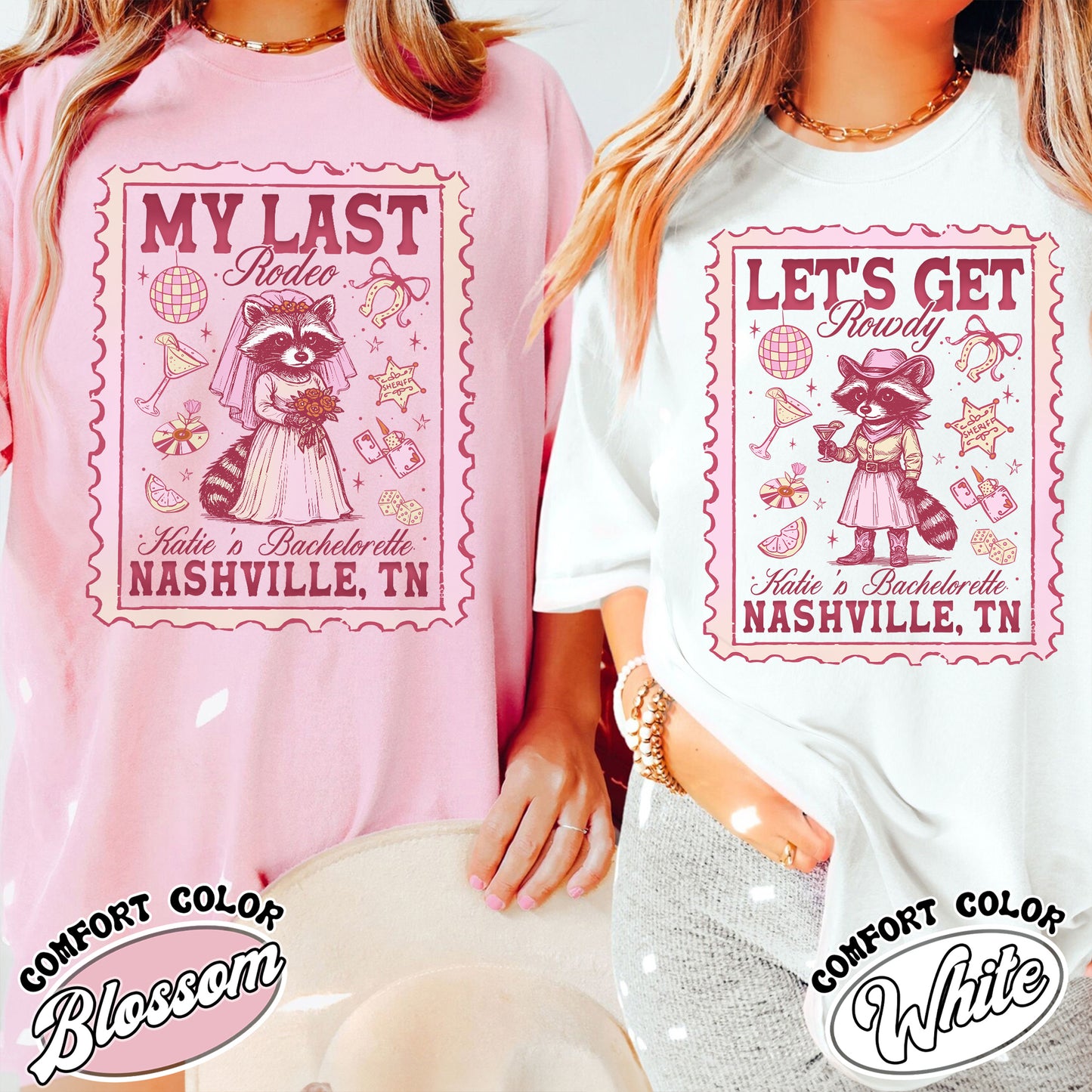 Comfort Colors® Nashville Bachelorette Shirts, Custom Last Rodeo Tshirt,Western Bridal Party