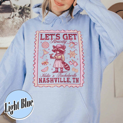 Nashville Bachelorette Hoodie, Custom Last Rodeo Hoodie,Western Bridal Party