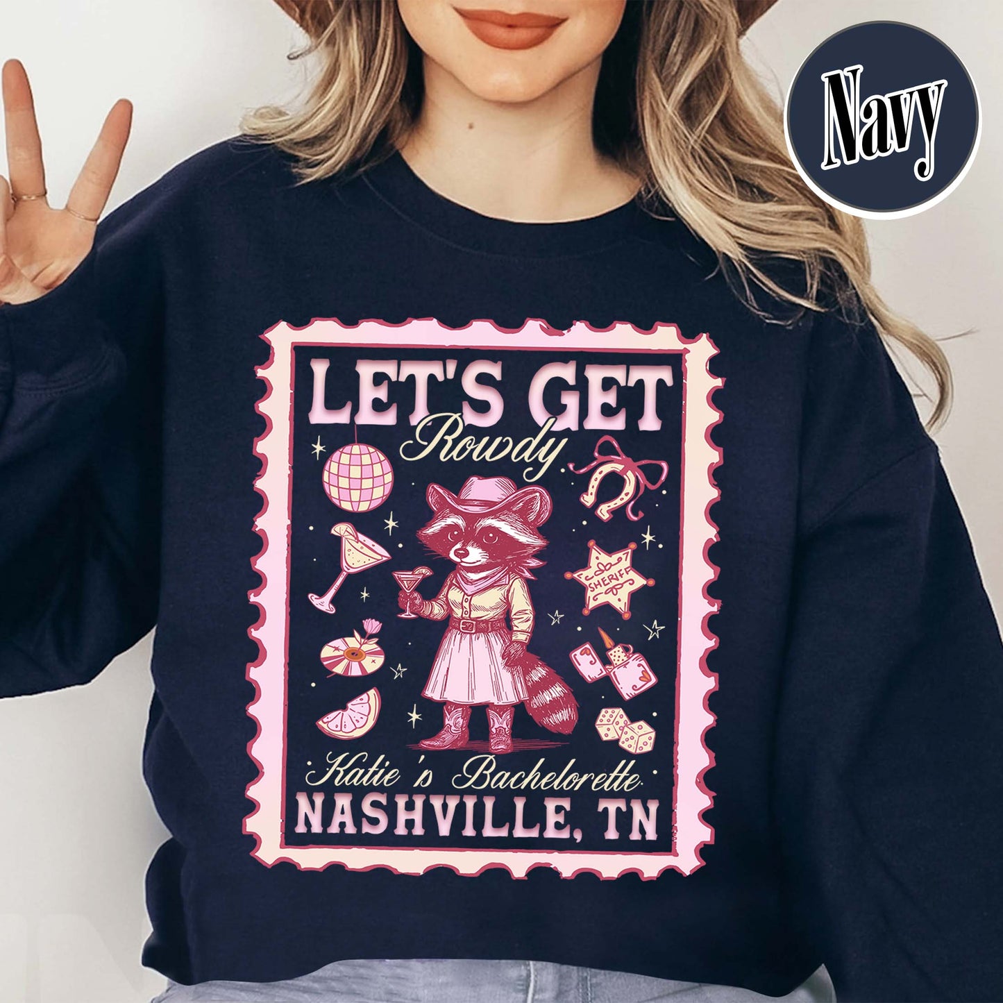 Nashville Bachelorette Sweatshirts, Custom Last Rodeo Sweatshirt,Western Bridal Party