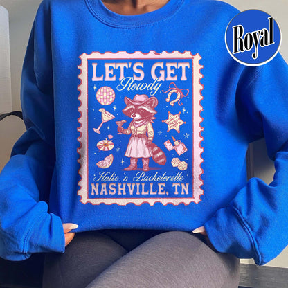 Nashville Bachelorette Sweatshirts, Custom Last Rodeo Sweatshirt,Western Bridal Party