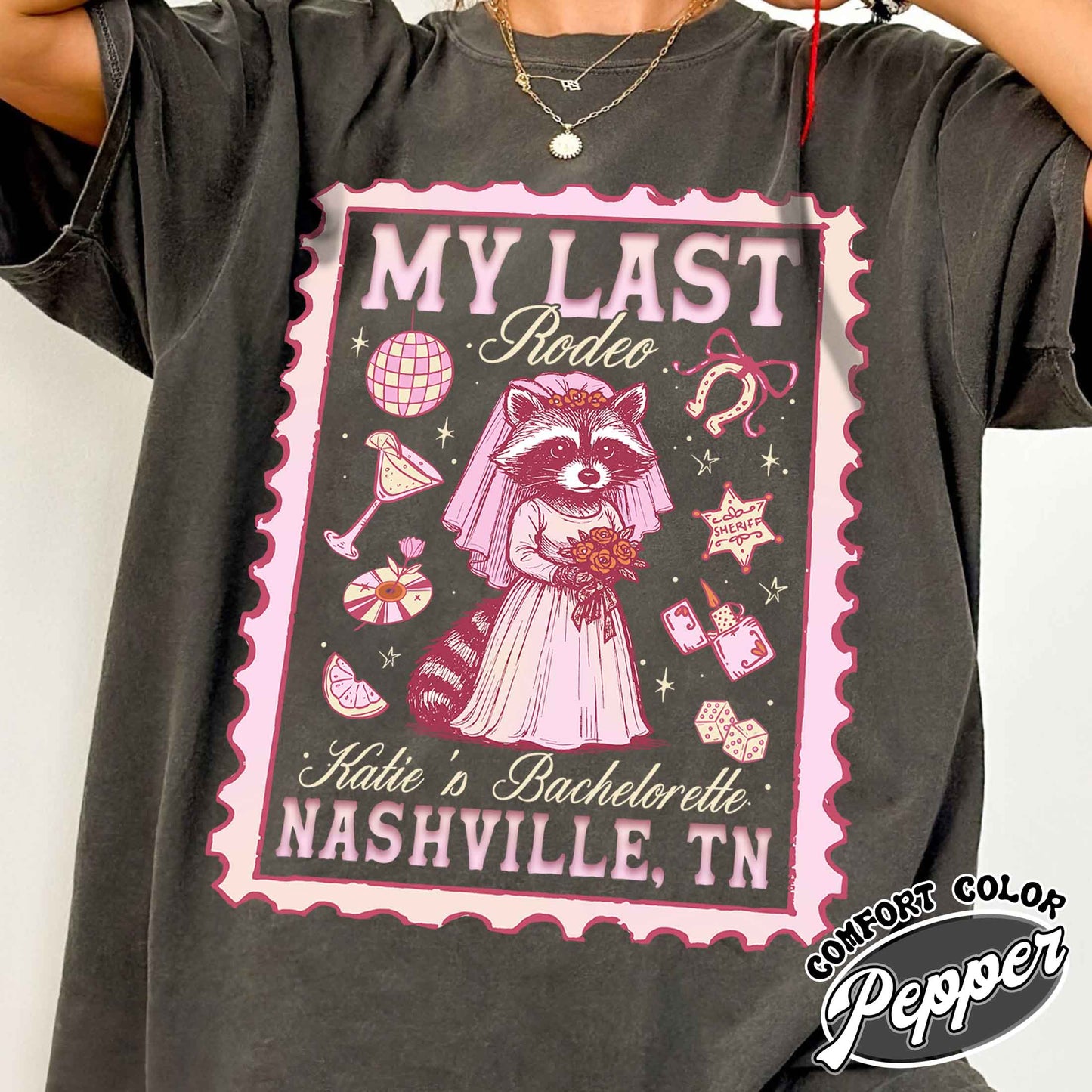 Comfort Colors® Nashville Bachelorette Shirts, Custom Last Rodeo Tshirt,Western Bridal Party