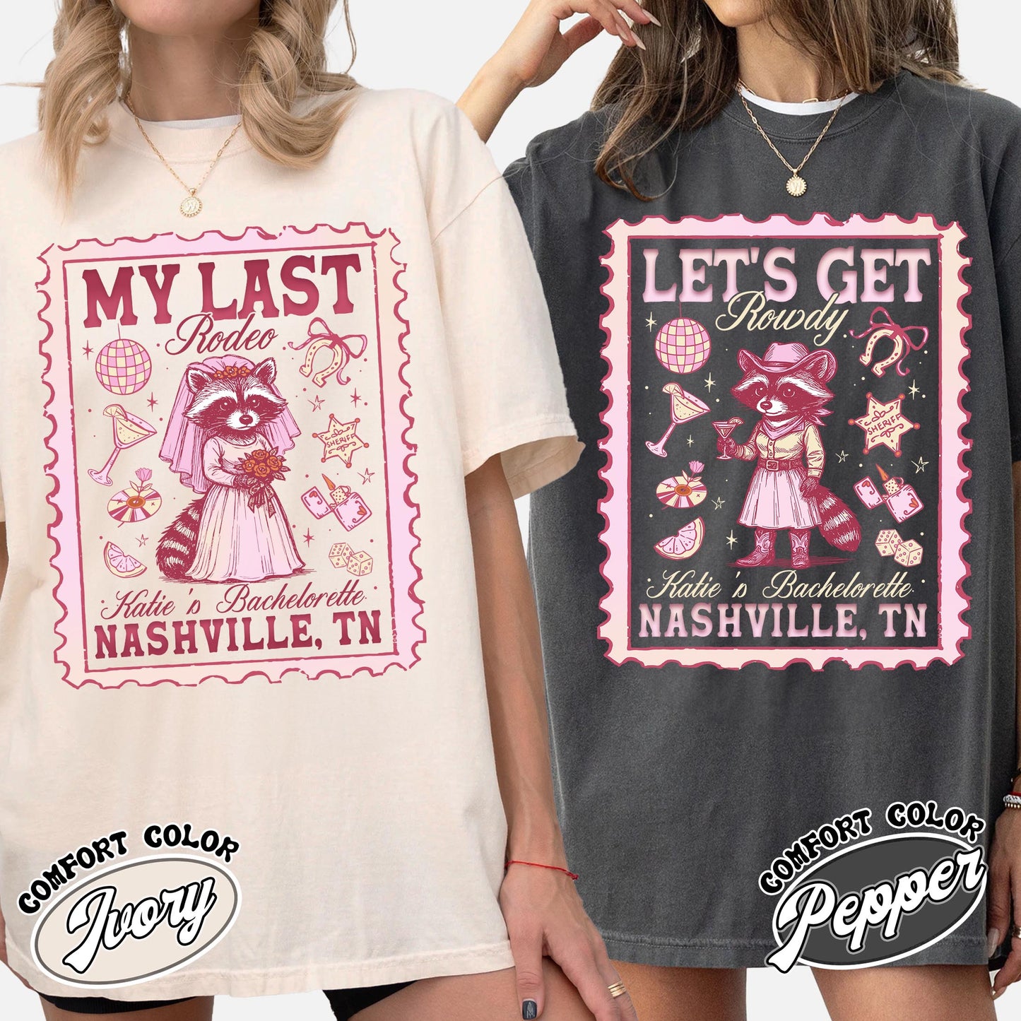 Comfort Colors® Nashville Bachelorette Shirts, Custom Last Rodeo Tshirt,Western Bridal Party