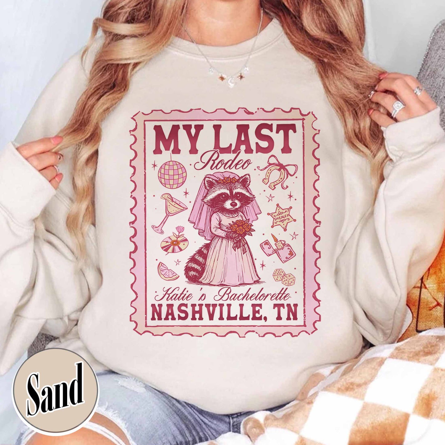 Nashville Bachelorette Sweatshirts, Custom Last Rodeo Sweatshirt,Western Bridal Party