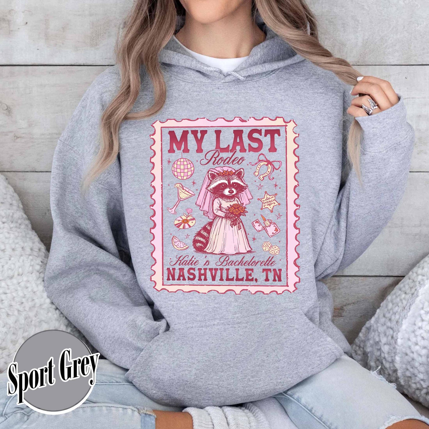 Nashville Bachelorette Hoodie, Custom Last Rodeo Hoodie,Western Bridal Party
