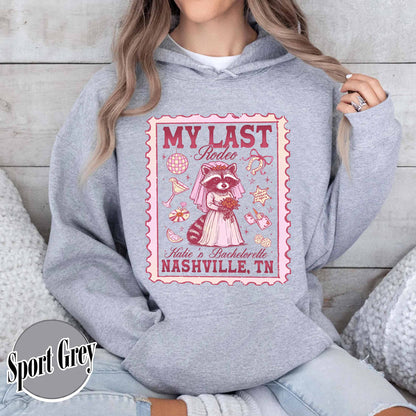 Nashville Bachelorette Hoodie, Custom Last Rodeo Hoodie,Western Bridal Party