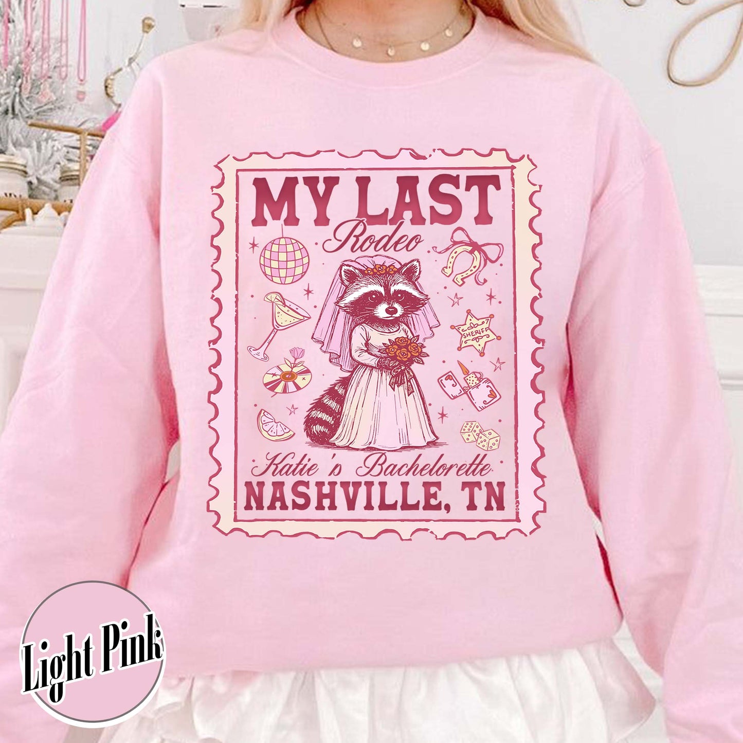 Nashville Bachelorette Sweatshirts, Custom Last Rodeo Sweatshirt,Western Bridal Party