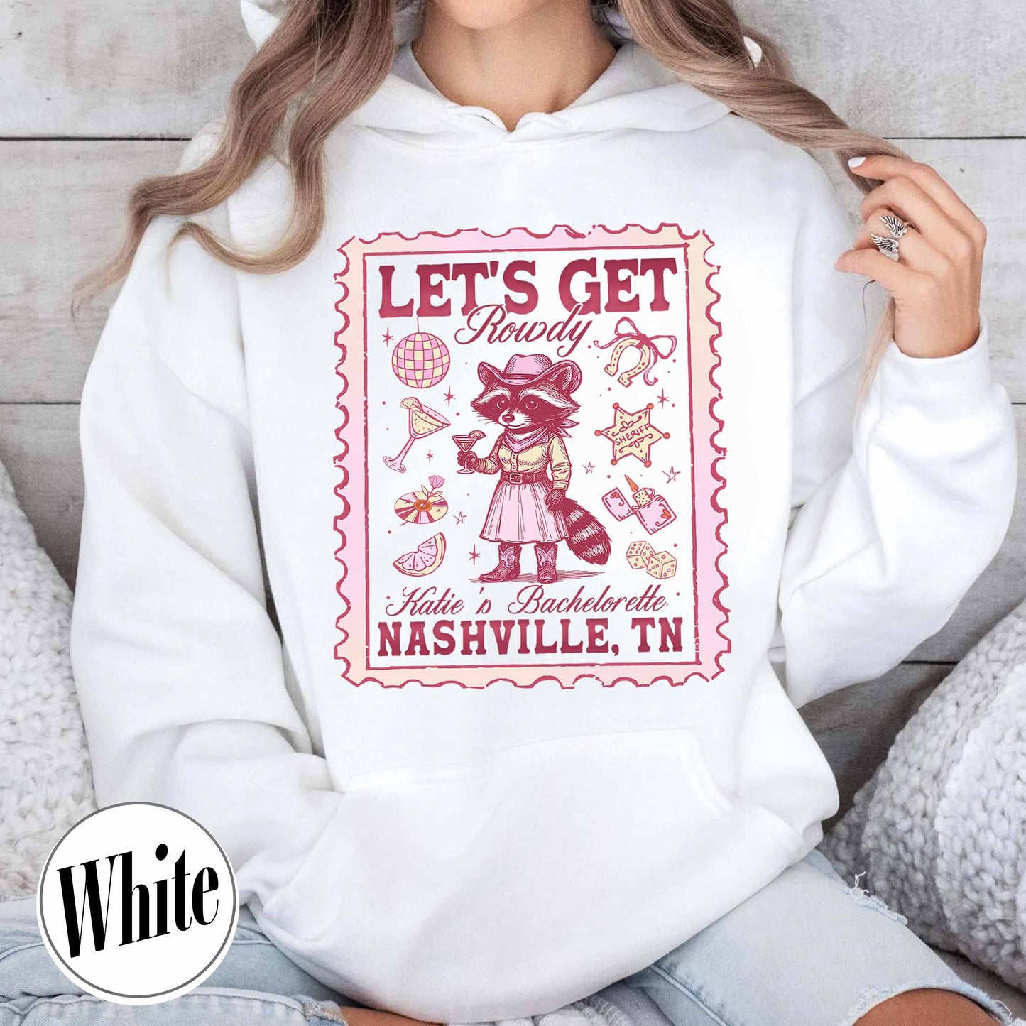 Nashville Bachelorette Hoodie, Custom Last Rodeo Hoodie,Western Bridal Party