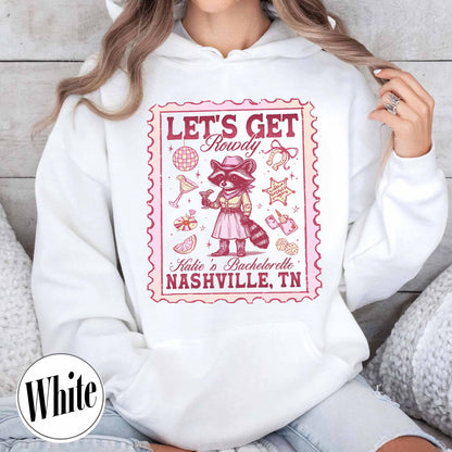 Nashville Bachelorette Hoodie, Custom Last Rodeo Hoodie,Western Bridal Party