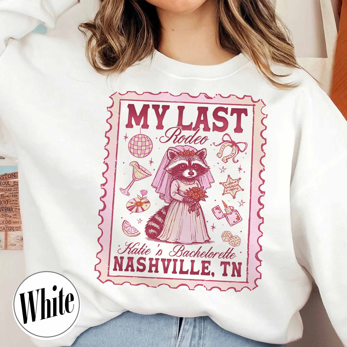 Nashville Bachelorette Sweatshirts, Custom Last Rodeo Sweatshirt,Western Bridal Party