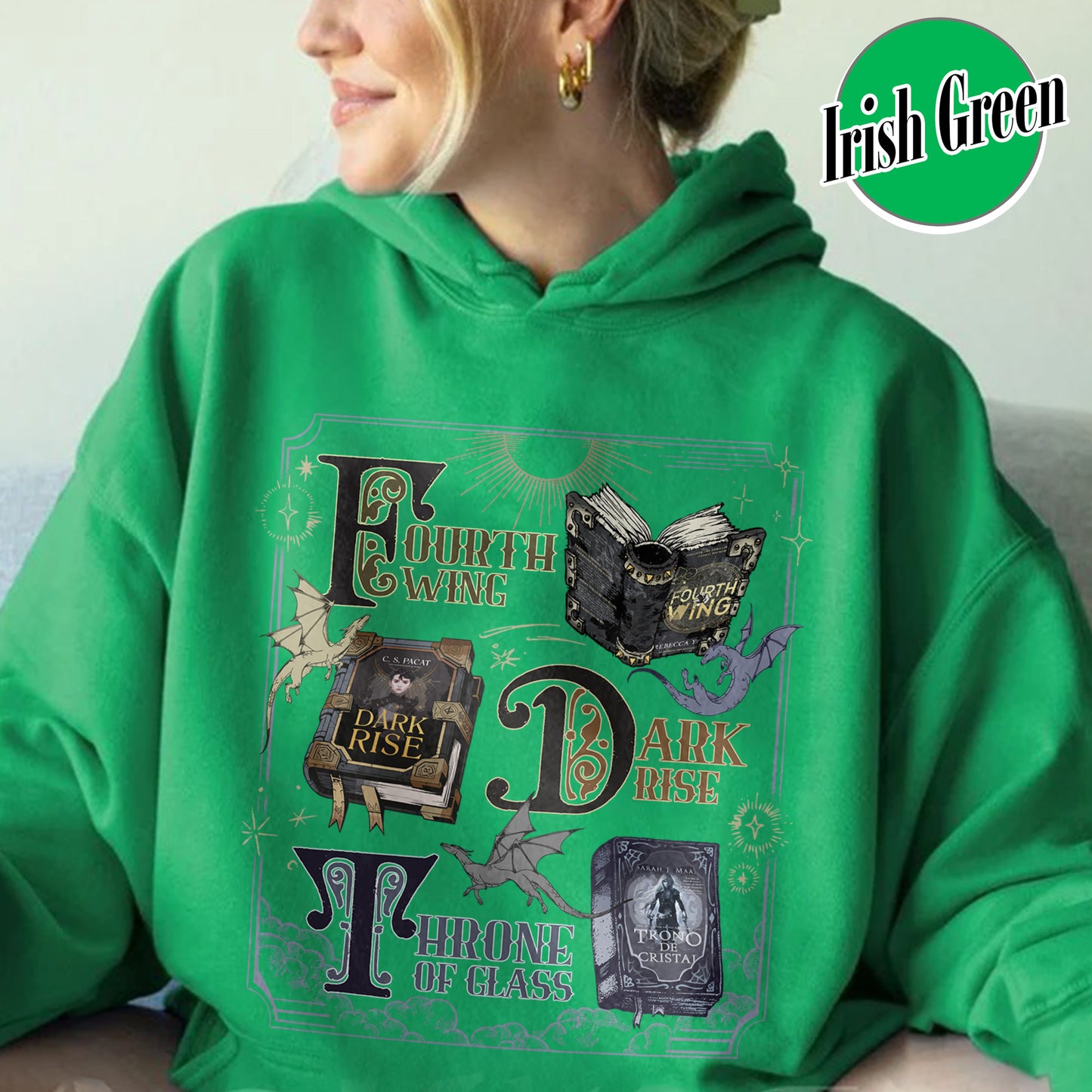 Subtle Anti Trump Hoodie, FDT Book Lover Hoodie , Foxtrot Delta Tango, Democrat Feminist Hoodie