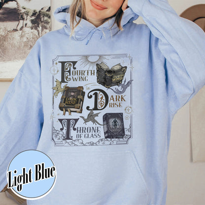Subtle Anti Trump Hoodie, FDT Book Lover Hoodie , Foxtrot Delta Tango, Democrat Feminist Hoodie