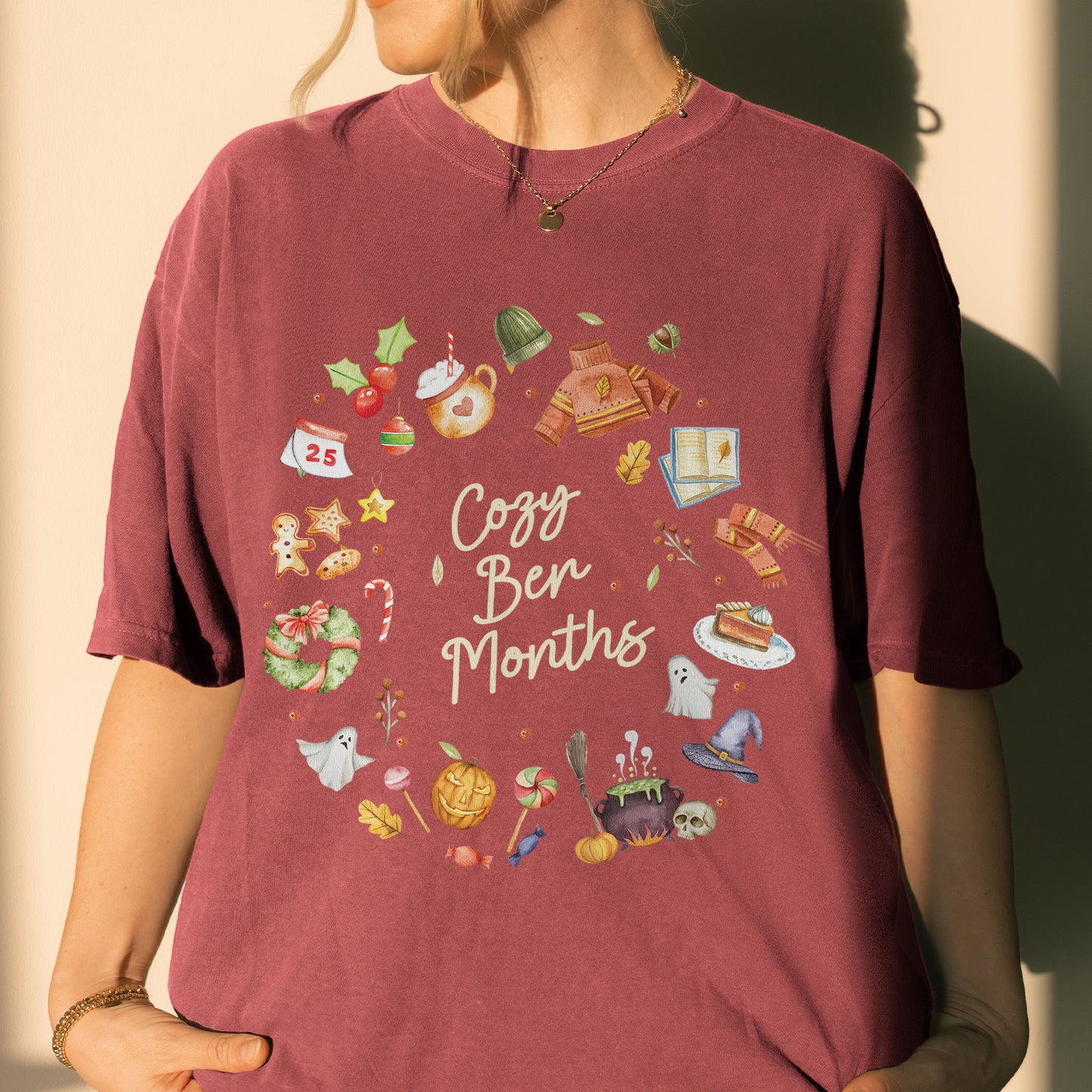 Cozy Ber Months Shirt, Fall Winter Seasonal Tee, Autumn Halloween Thanksgiving Christmas Top Tshirt