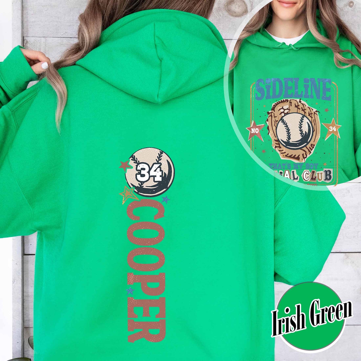 Custom Baseball Mom Hoodie,Custom That's My Boy Baseball Mom Hoodie, Personalized Gift for Mom Dad