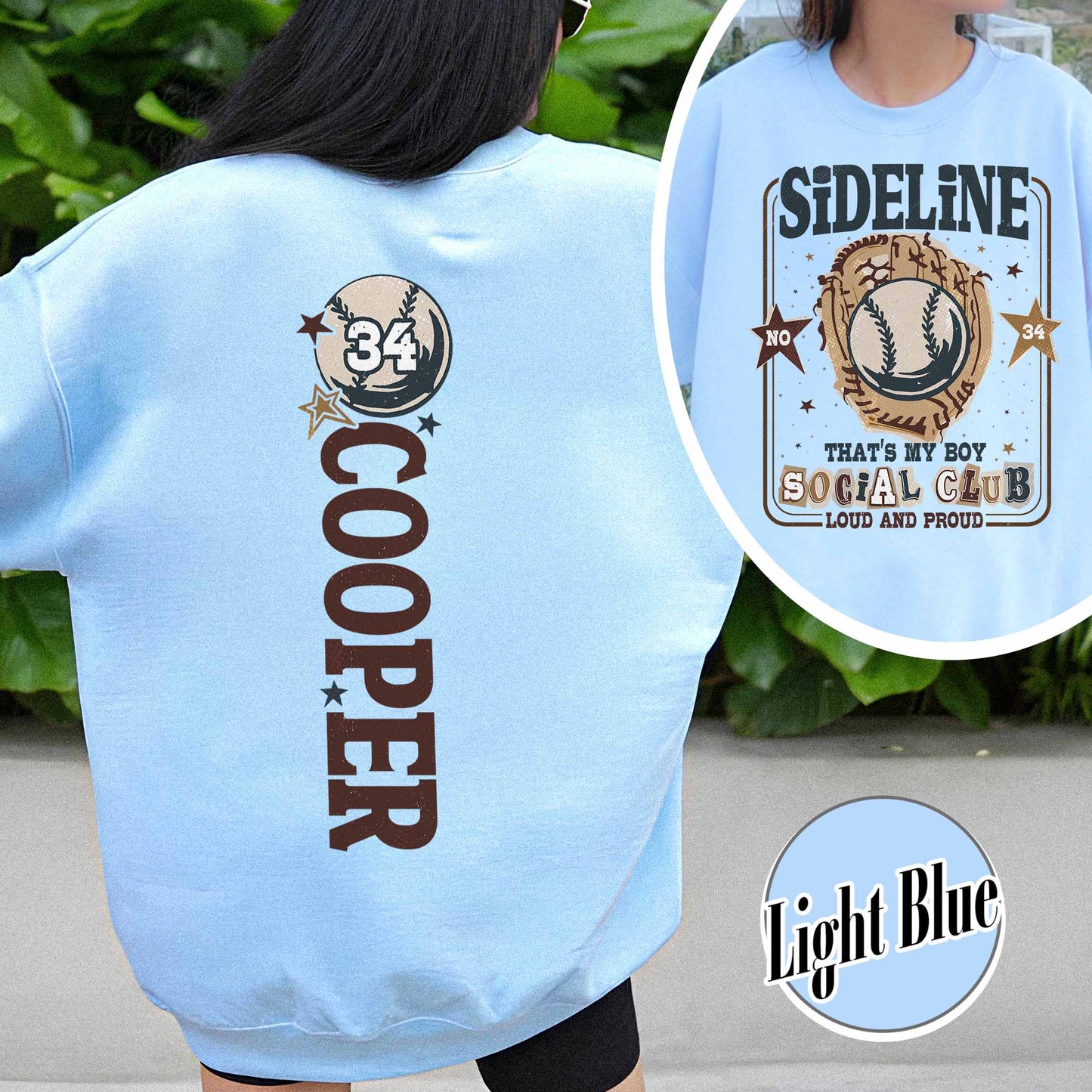 Custom Baseball Mom Sweatshirt,Custom That's My Boy Baseball Mom Sweatshirt, Personalized Gift for Mom Dad