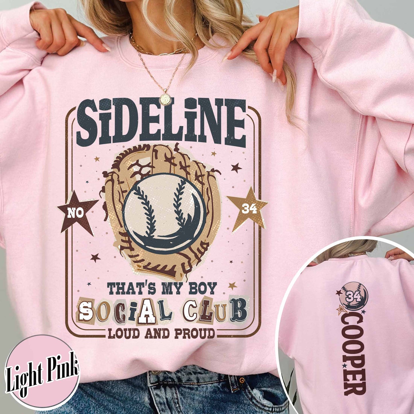 Custom Baseball Mom Sweatshirt,Custom That's My Boy Baseball Mom Sweatshirt, Personalized Gift for Mom Dad