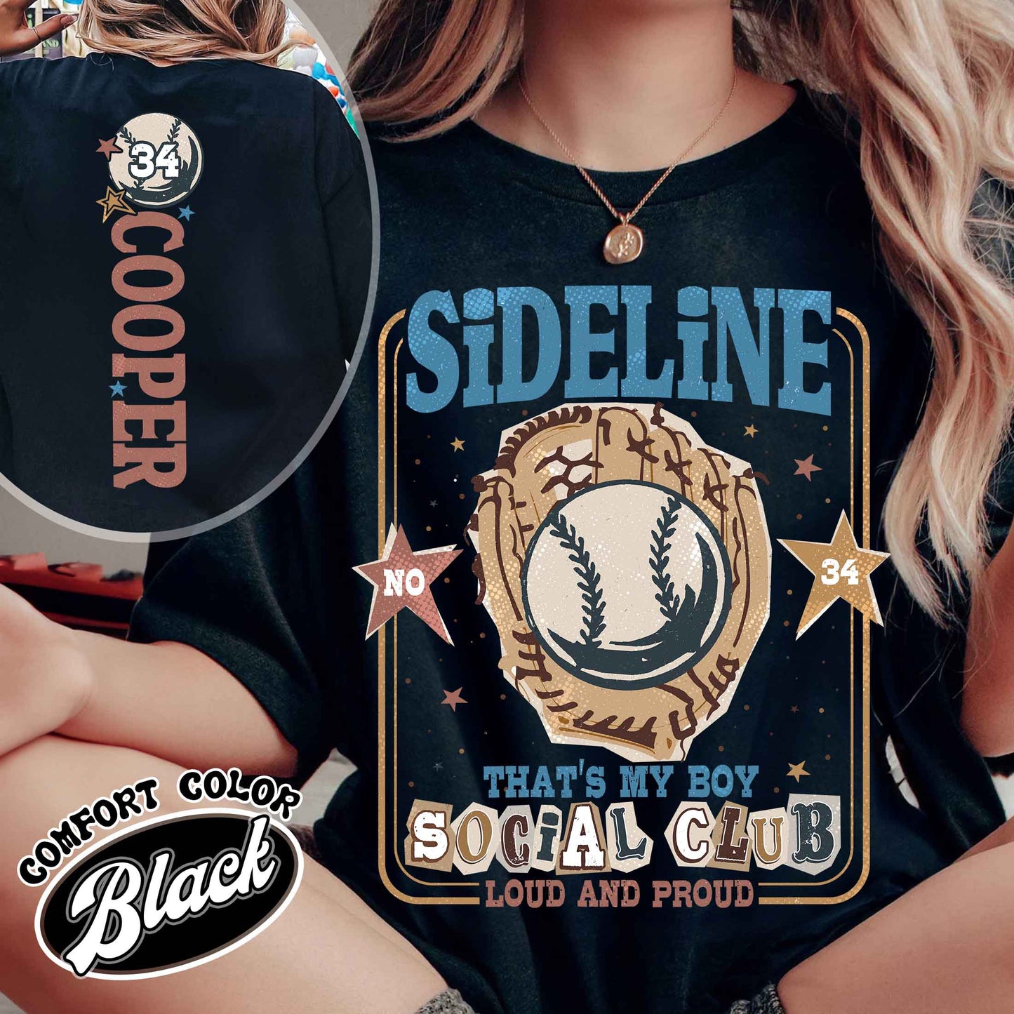 Custom Baseball Mom Comfort Colors Shirt,Custom That's My Boy Baseball Mom Shirt, Personalized Gift for Mom Dad