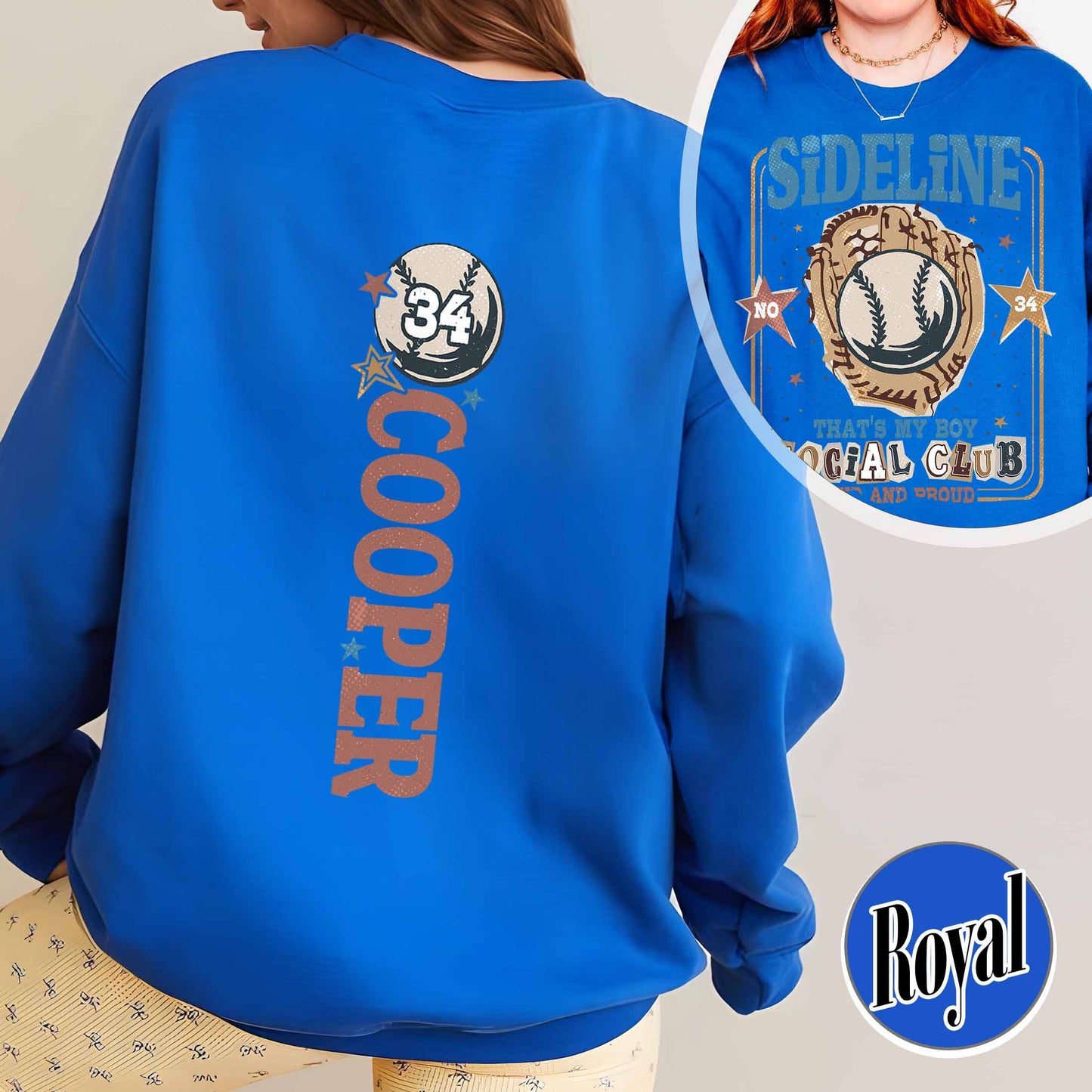 Custom Baseball Mom Sweatshirt,Custom That's My Boy Baseball Mom Sweatshirt, Personalized Gift for Mom Dad