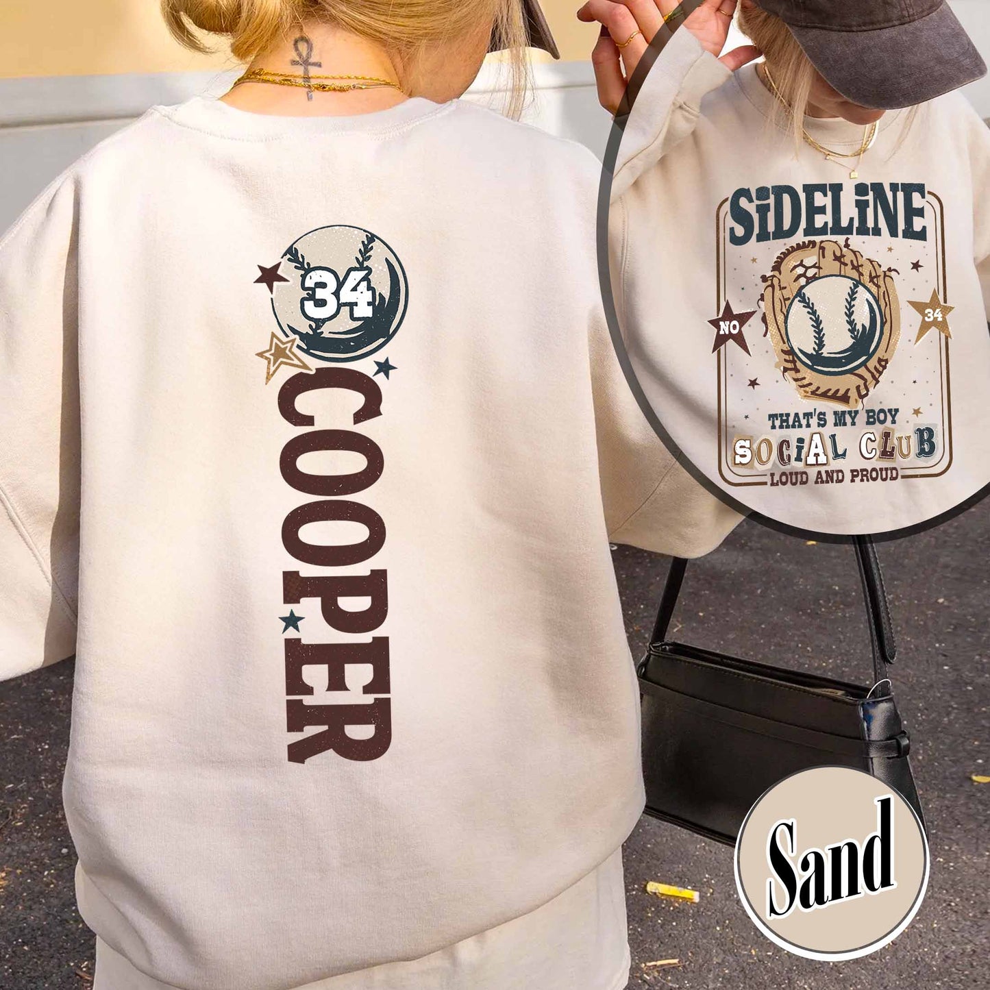 Custom Baseball Mom Sweatshirt,Custom That's My Boy Baseball Mom Sweatshirt, Personalized Gift for Mom Dad