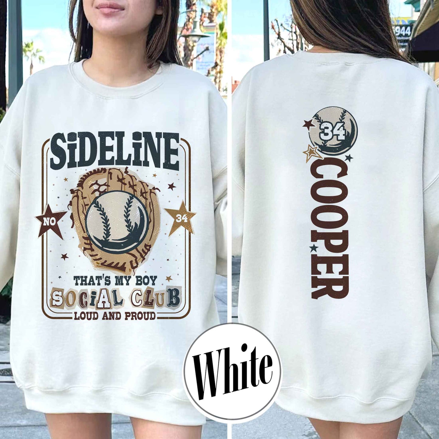 Custom Baseball Mom Sweatshirt,Custom That's My Boy Baseball Mom Sweatshirt, Personalized Gift for Mom Dad