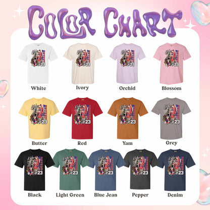 Custom Baseball Player Comfort Colors Shirt, Custom Name Baseball Shirt, Baseball Mom Custom Shirt, Bootleg Baseball