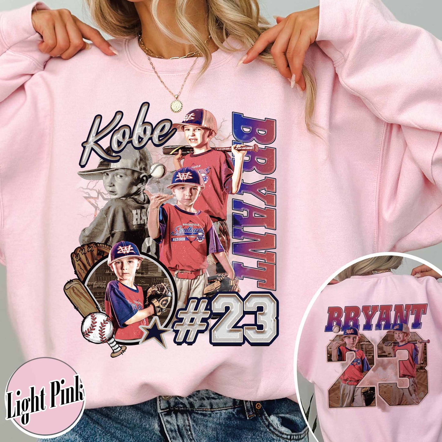 Custom Baseball Player Sweatshirt, Custom Name Baseball Sweatshirt, Baseball Mom Custom Sweatshirt, Bootleg Baseball