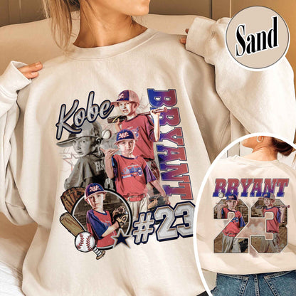Custom Baseball Player Sweatshirt, Custom Name Baseball Sweatshirt, Baseball Mom Custom Sweatshirt, Bootleg Baseball