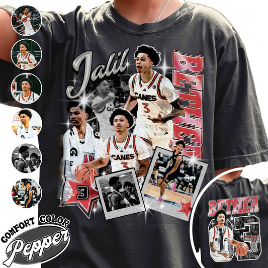 Custom Basketball Comfort Colors shirt,Custom Player Shirt,Bootleg Player Shirt, Team Name, School Name