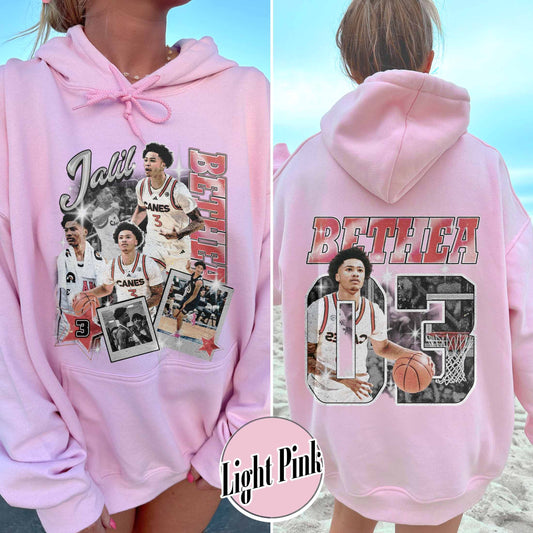 Custom Basketball Hoodie,Custom Player Hoodie,Bootleg Player Hoodie, Team Name, School Name