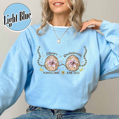 Custom Beach Bachelorette Sweatshirt, Mermaid Bachelorette Sweatshirts, Coastal Bachelorette Sweatshirts, Last Splash Bachelorette Sweatshirthirts