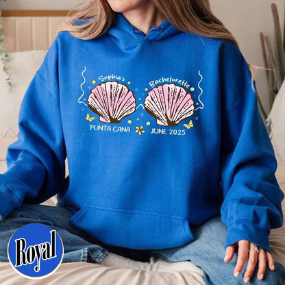 Custom Beach Bachelorette hoodie, Mermaid Bachelorette hoodie, Coastal Bachelorette hoodie, Last Splash Bachelorette hoodie