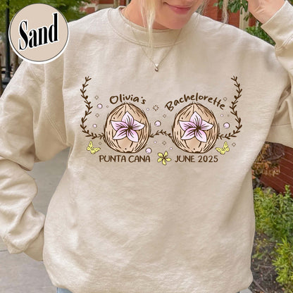 Custom Beach Bachelorette Sweatshirt, Mermaid Bachelorette Sweatshirts, Coastal Bachelorette Sweatshirts, Last Splash Bachelorette Sweatshirthirts